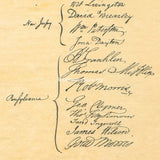 Constitution of the United States 1787 - 12" x 18" Parchment Poster