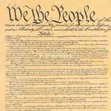 Constitution of the United States 1787 - 12" x 18" Parchment Poster