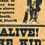 Billy the Kid $5,000 Reward Wanted Poster
