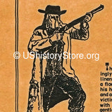 Black Bart $1,000 Reward Wanted Poster 1877