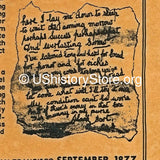 Black Bart $1,000 Reward Wanted Poster 1877