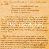 Booker T. Washington "Atlanta Exposition Address" 1895
