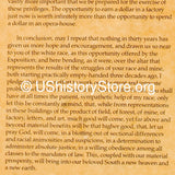 Booker T. Washington "Atlanta Exposition Address" 1895