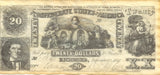 Confederate States Civil War Era Replica Currency Set C