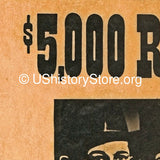 Dalton Brothers $5,000 Reward Wanted Poster 1892