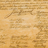 Declaration of Independence Replica - 14" x 16" Parchment Poster