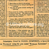 Benjamin Franklin - The Way to Wealth - Poster