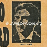 James Brothers $25,000 Reward Wanted Poster