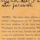 Abraham Lincoln - Farewell Address, Springfield, IL, Feb. 11, 1861