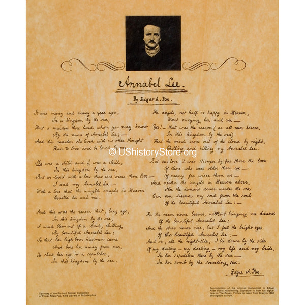 Edgar Allan Poe - Annabel Lee 1849