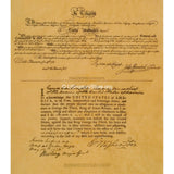 George Washington - Commission & Oath