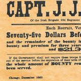 Mulligan's Brigade Civil War Recruiting Poster