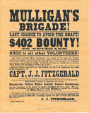 Mulligan's Brigade Civil War Recruiting Poster