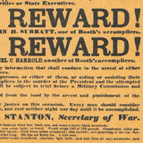 Abraham Lincoln - Assassination Reward Poster, April 20, 1865