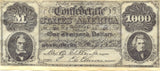 Confederate States Civil War Era Replica Currency Set C