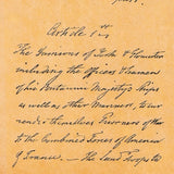 Articles of Capitulation - handwritten copy 1781