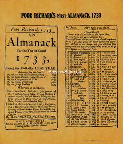 Benjamin Franklin - Poor Richard's Almanac