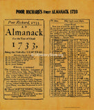 Benjamin Franklin - Poor Richard's Almanac