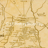 Gettysburg Battlefield Map July 1,2, and 3, 1863