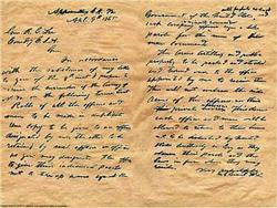 Ulysses S. Grant's Letter to Robert E. Lee 1865