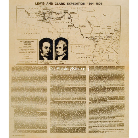 Lewis and Clark's Expedition 1804 to 1808