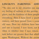 Abraham Lincoln - Farewell Address, Springfield, IL, Feb. 11, 1861