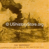 Naval Battle Between the Merrimac and the Monitor 1862