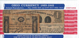 Ohio Replica Currency and Script 1803-1845